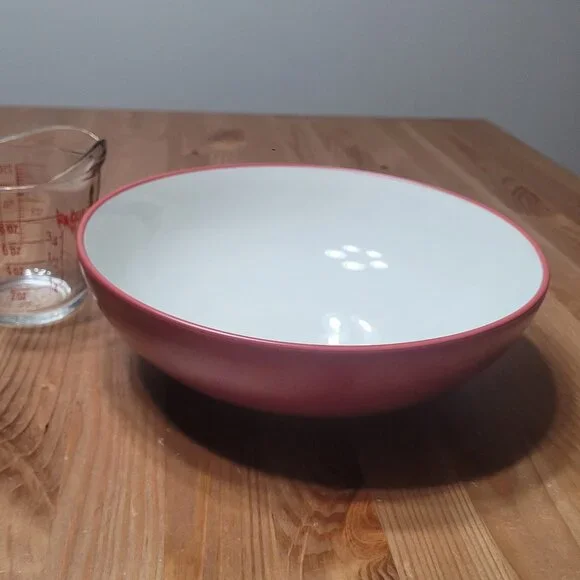 Noritake Colorwave Raspberry 9" Round Vegetable Bowl - Picture 2 of 3